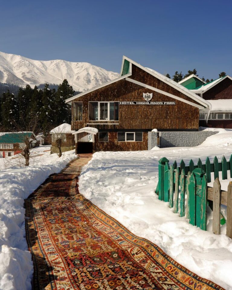 Christmas draped in snow